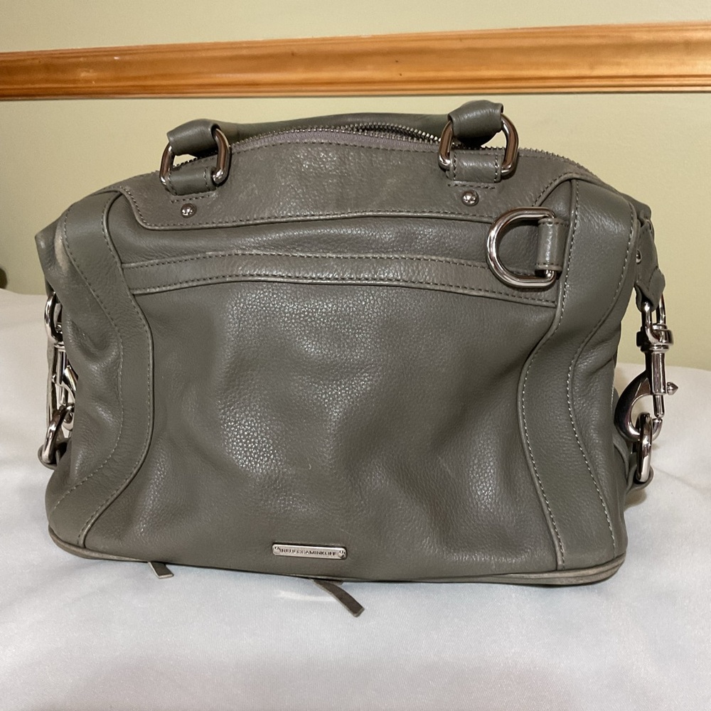 Rebecca Minkoff Gray Leather Shoulder Bag
